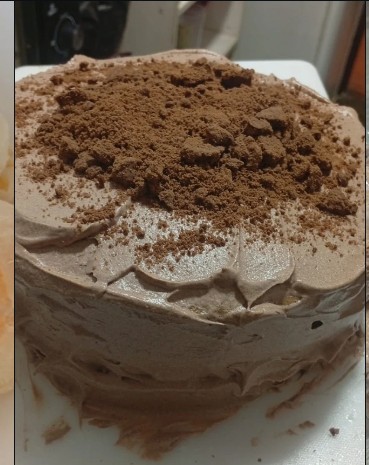 Torta de chocolate artesanal